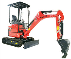 小型挖掘機使用視頻，小型挖掘機操作圖解